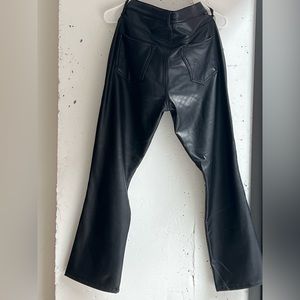 Mother Denim - The Insider Ankle 
Faux Show Vegan Leather - 29